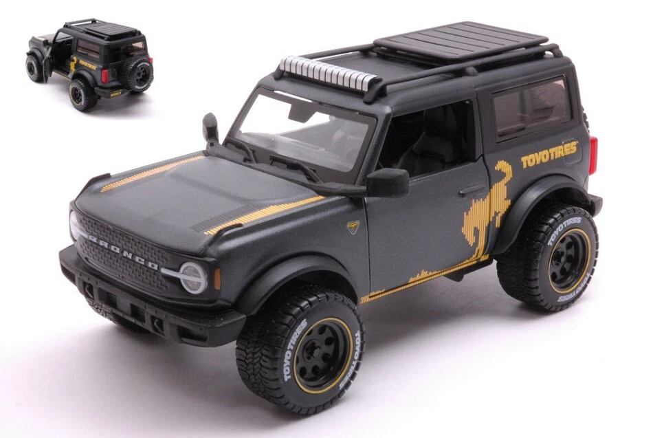 Ford Bronco Wildtrak Off Road 2021 Black 1:24 Model 32541 MAISTO - Immagine 1 di 1