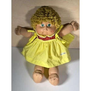 Vintage 1978-1982 Cabbage Patch Kids Doll Blonde Hair Green Eyes Xavier Robert - Picture 1 of 9