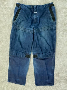 Marithe Francois Girbaud Jeans Mens 40 True 39x32 Blue Wide Leg Baggy Y2K - Picture 1 of 20