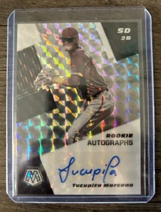 2021 Panini Mosaic Baseball Rookie Autographs Choice Fusion Tucapito Marcano - Picture 1 of 2