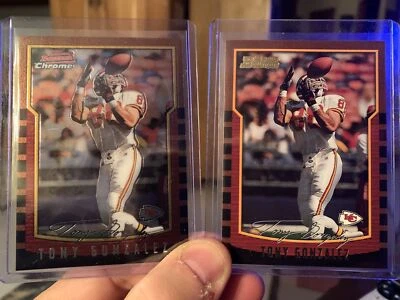Lote de tarjetas Tony Gonzalez 2000 (2) Bowman cromo y base como nuevo👀🔥🔥 Foto 1 de 4