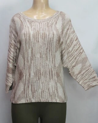 INC International Concepts Women's Sweater 3/4 Sleeve Brown Size L - Image 1 of 4