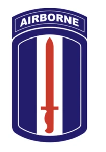 4" 193rd abn foso ejército parachoques pegatina calcomanía hecha en Estados Unidos - Imagen 1 de 1