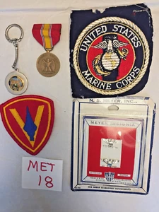 USMC Marines EGA Medal Army Vintage various Military war medals patches #18 - Picture 1 of 9