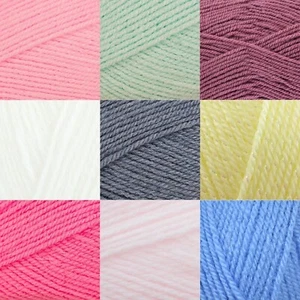 King Cole Big Value Baby DK 100g - 100% Premium Acrylic - Picture 1 of 22