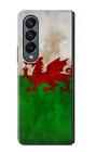 Étui drapeau de football de football S2976 Pays de Galles pour Samsung Galaxy Z plié 4