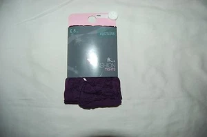 BHS Fashion Footless Tights Grape Size  Small/Medium  BNWT - Picture 1 of 2