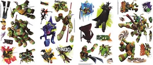 Nickelodeon - Teenage Mutant Ninja Turtles Peel and Stick Wall Decals 30 Pack - Picture 1 of 3