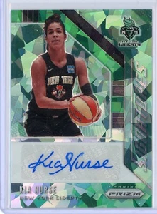 2020 Panini Prizm WNBA Signatures Green Ice SG-KNS Kia Nurse New York Liberty - Picture 1 of 2