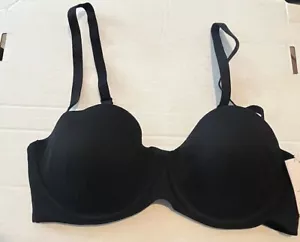 Sujetador Auden para mujer talla 34C ligeramente forrado sin tirantes negro NUEVO - Imagen 1 de 11