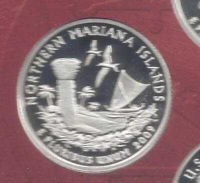 2009 S Silver Proof NORTHERN MARIANA ISLANDS Quarter - 90% Silver - Image 1 of 2