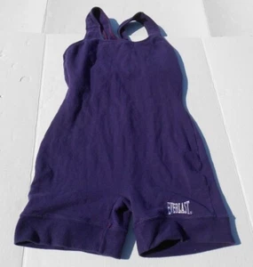 VINTAGE EVERLAST SINGLET UNITARD PURPLE BODY SUIT WOMENS  Size Large - Picture 1 of 5