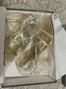 Pied a terre Juxtapose gold leather shoes size 6-brand new - Picture 1 of 13