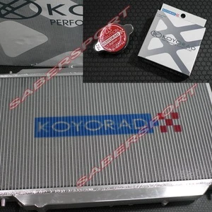 Radiador de aluminio Koyo con tapa para 99-00 Honda Civic Si/93-97 Del sol DOHC VTEC - Imagen 1 de 2