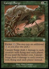 MTG magic cards 2x x2 Light Play, English Canopy Surge Invasion