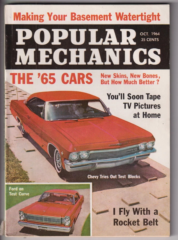 Popular Mechanics Mag The '65 Cars October 1964 012120nonr - Image 1 of 1