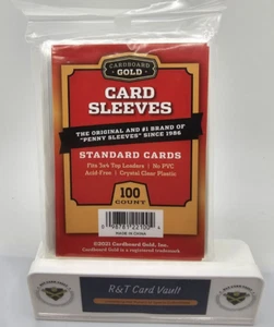 Cardboard Gold Standard Card Penny Sleeves You Pick100/200/300/400/500 - Picture 1 of 1