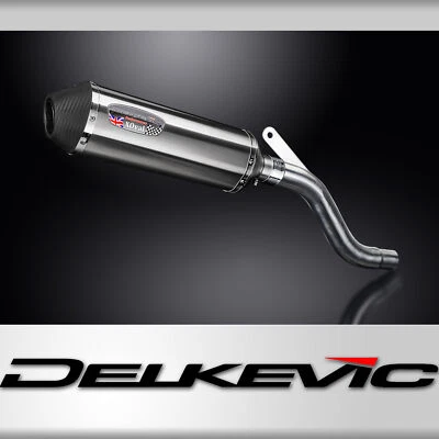 Yamaha XT600E 1990-2005 343mm X-Oval Stainless Exhaust Silencer Can Kit - Image 1 of 4