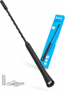 Antenna Auto Corta Universale per Tutti I Modelli per Autoradio Con Ricezione FM - Foto 1 di 12