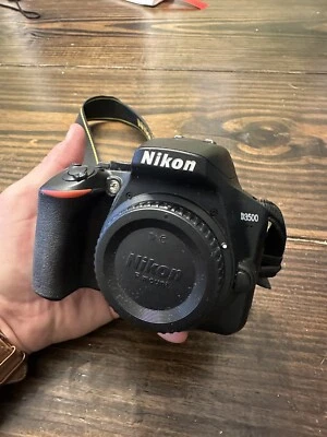 Nikon D3500 24.8 MP DSLR Camera - Black - Image 1 of 4