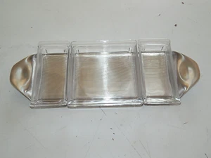 WMF Wilhelm Wagenfeld KABARETT WVZ 515 Cromargan Glas - Bild 1 von 5