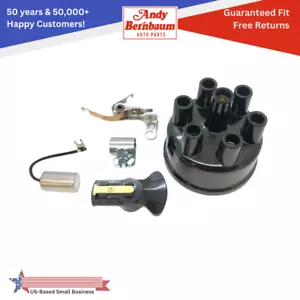 1949-1950 Dodge DeSoto Plymouth Chrysler 6 Cyl Distributor Cap Tune Up Kit - Picture 1 of 5