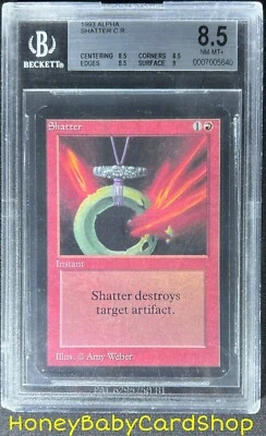 MTG Limited Edition Alpha 1993 Shatter BGS 8.5Q+ (Baby Quad+) NM/MT+ 93/94 - Image 1 of 4