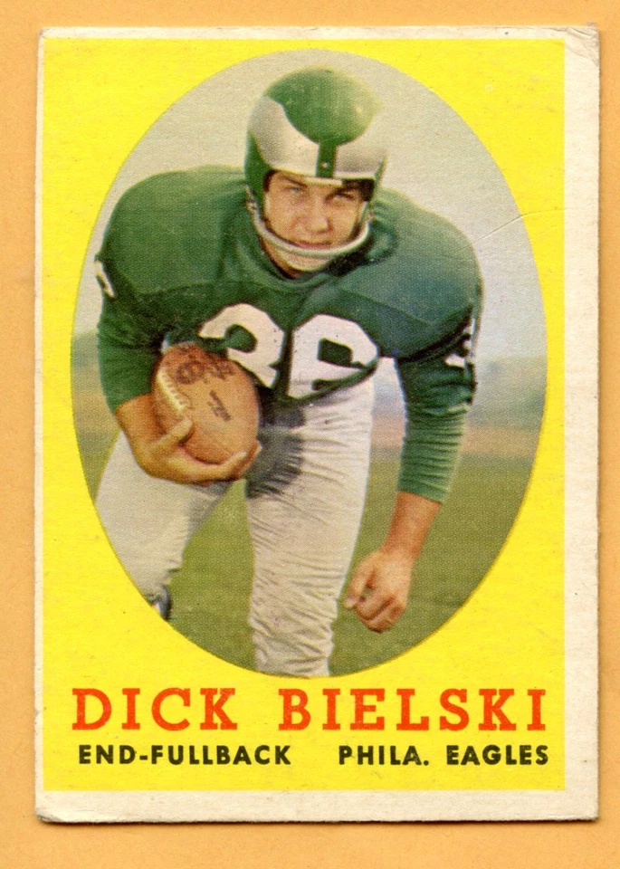 1958 Topps  #111 Dick Bielski (VG) -- Philadephia Eagles - Image 1 of 1