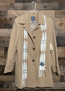 St Johns Bay Caramel Latte Coat Large New With Tags Jacket Women’s - Picture 1 of 3