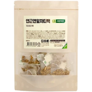 Korean Nature's Human Lotus Root & Leaf Tea 100bags/Healthy Circulation - Picture 1 of 4