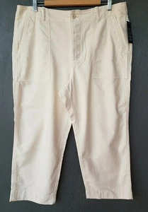 Women’s Gap High Rise Straight Crop Button Fly Pants sz 16  - Picture 1 of 8