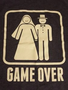 Men's Game Over T-shirt Marriage XL - Photo 1/1