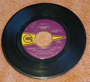 The Temptations "Superstar & Gonna Keep On Tryin' Till I Win Your Love" 45 RPM - Imagen 1 de 2