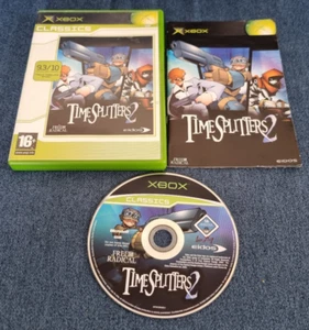 Microsoft Xbox Game Timesplitters 2 en caja con manual - Imagen 1 de 2