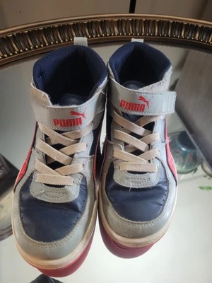 PUMA Rebote Blanco/Rojo- 374688-01 - EE. UU. Talla 1 Foto 1 de 4