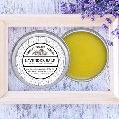 BÁLSAMO DE LAVANDA ORGÁNICO | Ansiedad | Estado de ánimo | Estrés | Sueño | Piel | Primeros auxilios Foto 1 de 4