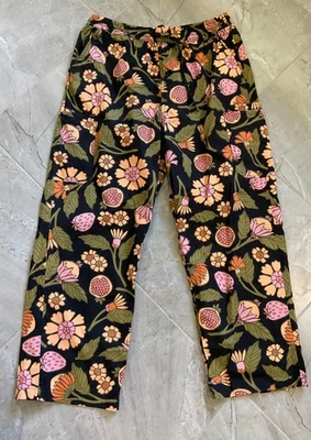 PRINCESS HIGHWAY Floral Cotton Scrubs. As New. Elastic Waist. Sz XL - image 1 of 3