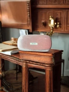 LUX MIU MIU Pink Velour Hard Clam Hinge Case Sunglasses / Eyeglasses Hard Case - Picture 1 of 10