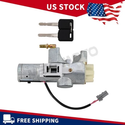 For Nissan Sentra 2013-2019 Auto SR SV Ignition Lock Cylinder Switch W/2 Key - Image 1 of 4