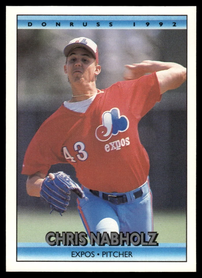 1992 Donruss #170b Chris Nabholz Leaf, Inc - Image 1 of 2