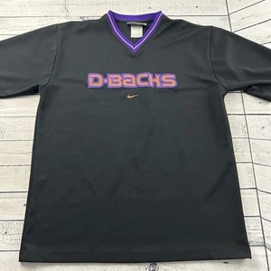 Vintage Nike Arizona Diamondbacks Short Sleeve Jersey Shirt Men's XL Black - Picture 1 of 6