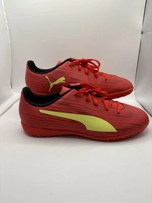 Botines con cordones Puma Rapido III TT Turf talla Jr 5,5c rojo/amarillo Foto 1 de 4