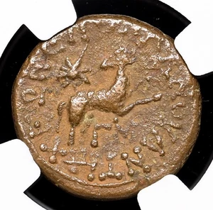 Seleucis ad Pieria, Antioquía. Augusto, 27 aC - 14 dC Estrella de Belén, NGC VF - Imagen 1 de 4