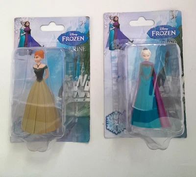 Disney Frozen Elsa & Anna Mini Figurine NIP  2014 Beverly Hills Teddy Bear Co. - Image 1 of 4