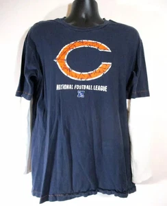 Vintage Chicago BEARS Size L Layered Look T-Shirt Long Sleeve Football Fan Tee - Picture 1 of 5