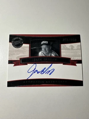 2005 Press Pass Legends Jack Ingram Red Auto /650 SP NASCAR Qty - Image 1 of 2