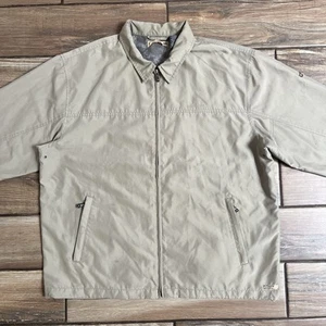 Quiksilver Canvas Work Jacket Tan Mens Size XLarge Vintage - Picture 1 of 17