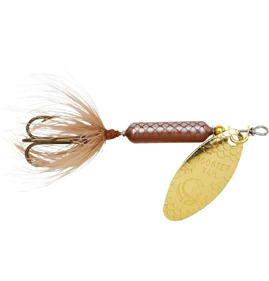 Worden's Yakima Bait Rooster Tail Fishing Lure Brown Choice of Size - Image 1 of 1