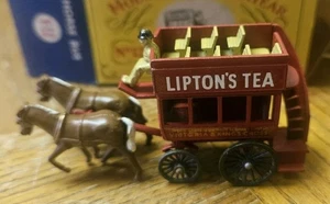 Vintage Matchbox Models of Yesteryear Y-12 Horse Bus Liptons Tea - Picture 1 of 6