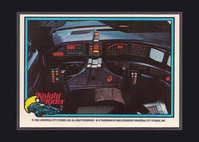 Donruss Knight Rider #32 Kitt 1983 tablero de instrumentos Foto 1 de 3